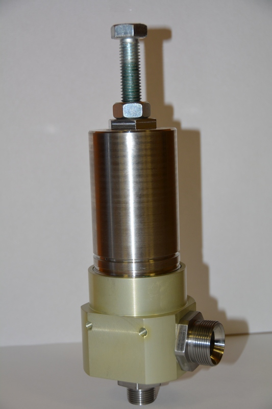 Модель редукционного клапана типа РГ